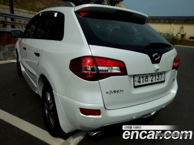 RENAULT KOREA QM5 2014 — 121 247 км, белый-перламутр, Корея — под ключ — фото 3