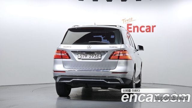 MERCEDES-BENZ M-CLASS W166 2013 — 194 636 км, серебристый, Корея — под ключ — фото 4