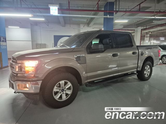 FORD F150 2018 — 117 773 км, коричневый, Корея — под ключ — фото 1