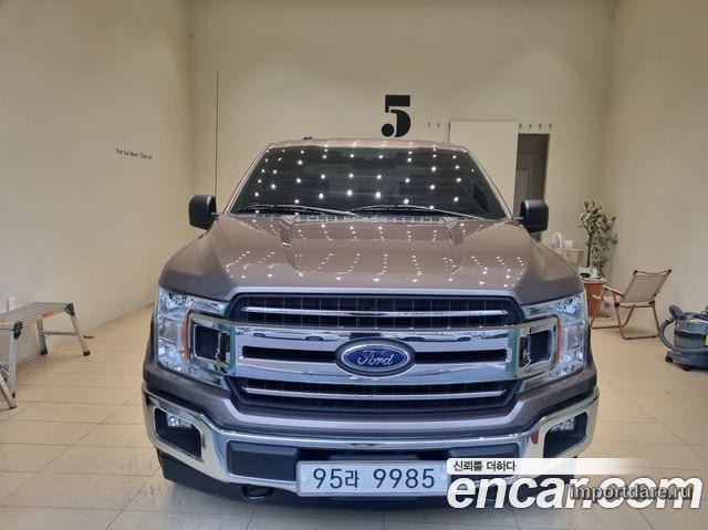 FORD F150 2018 — 117 773 км, коричневый, Корея — под ключ — фото 3