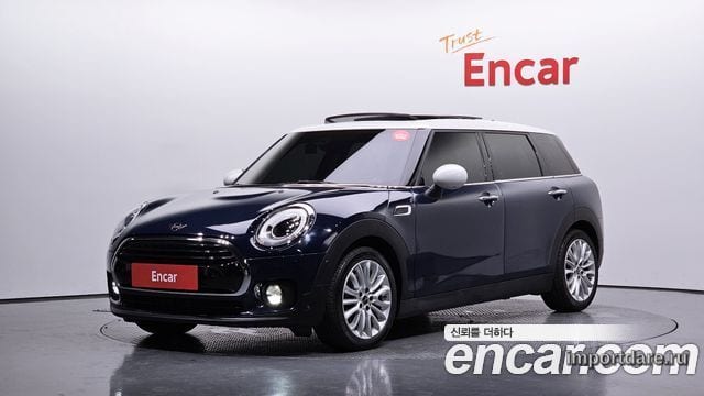 MINI COOPER D CLUBMAN 2019 — 73 952 км, синий, Корея — под ключ — фото 1