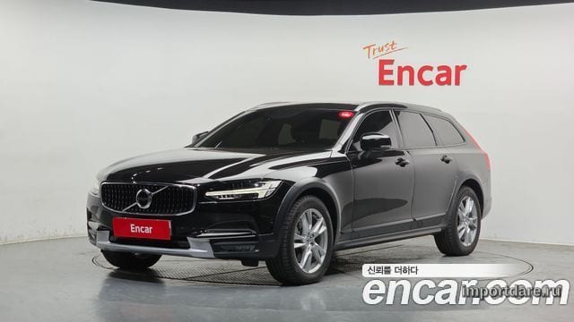 VOLVO V90 CROSS COUNTRY 2017 — 94 045 км, белый-перламутр, Корея — под ключ — фото 1