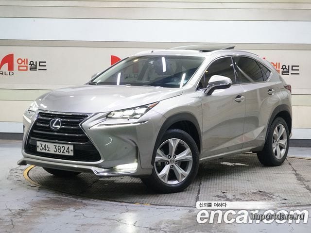 LEXUS NX300H 2017 — 96 902 км, серебристо-серый, Корея — под ключ — фото 2