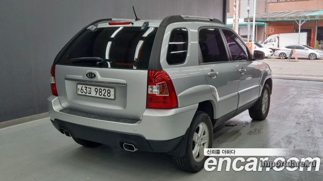 KIA NEW SPORTAGE 2009 — 188 376 км, серебристый, Корея — под ключ — фото 2
