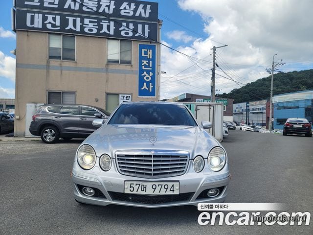 MERCEDES-BENZ E-CLASS W211 2009 — 108 218 км, серебристый, Корея — под ключ — фото 2