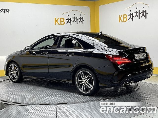 MERCEDES-BENZ CLA-CLASS C117 2018 — 73 524 км, чёрный, Корея — под ключ — фото 2