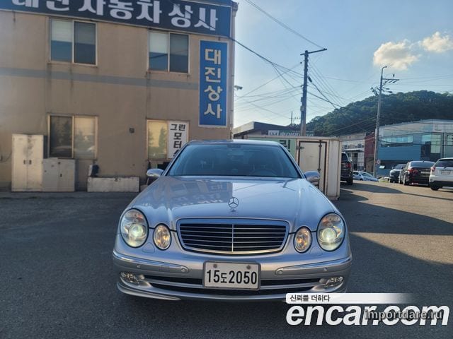 MERCEDES-BENZ E-CLASS W211 2004 — 118 800 км, серебристый, Корея — под ключ — фото 2