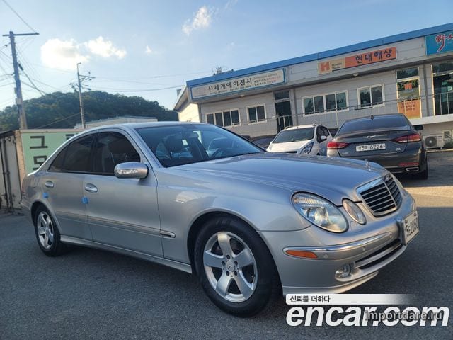 MERCEDES-BENZ E-CLASS W211 2004 — 118 800 км, серебристый, Корея — под ключ — фото 3