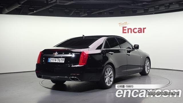 CADILLAC CTS 2017 — 185 471 км, чёрный, Корея — под ключ — фото 2