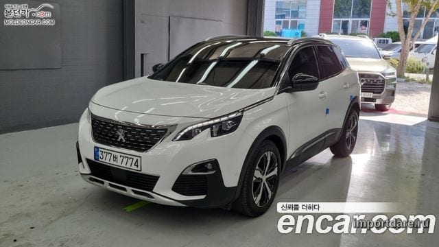 PEUGEOT 3008 2019 — 94 000 км, белый, Корея — под ключ — фото 1