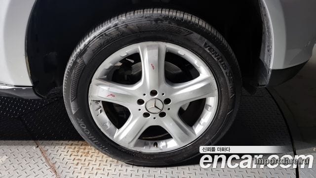 MERCEDES-BENZ M-CLASS W164 2006 — 150 748 км, серебристо-серый, Корея — под ключ — фото 5