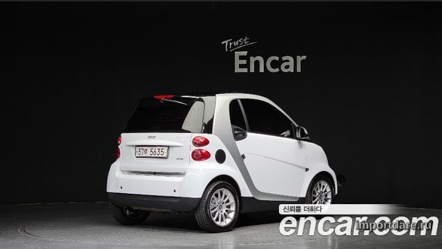 SMART FORTWO COUPE 2008 — 91 911 км, белый, Корея — под ключ — фото 2