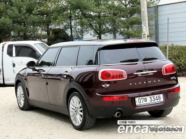 MINI COOPER D CLUBMAN 2017 — 76 517 км, бордовый, Корея — под ключ — фото 3