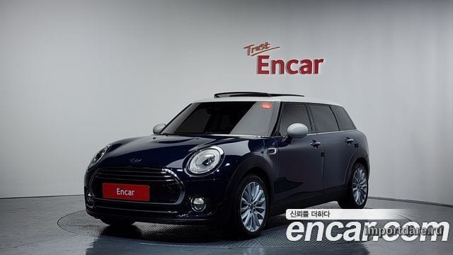 MINI COOPER D CLUBMAN 2017 — 73 542 км, синий, Корея — под ключ — фото 1