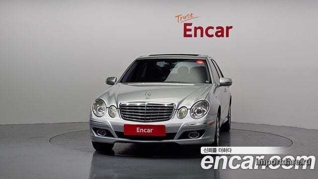 MERCEDES-BENZ E-CLASS W211 2008 — 138 927 км, серебристый, Корея — под ключ — фото 3