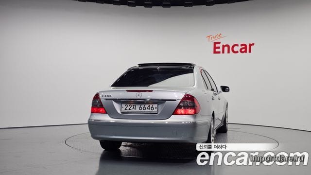 MERCEDES-BENZ E-CLASS W211 2007 — 123 883 км, серебристый, Корея — под ключ — фото 4