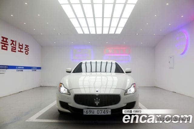 MASERATI QUATTROPORTE 2016 — 73 000 км, белый, Корея — под ключ — фото 3