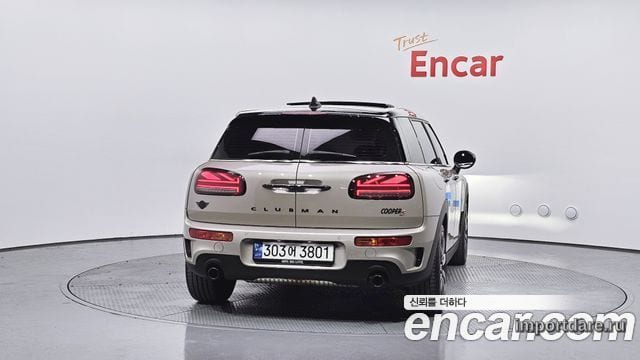 MINI COOPER S CLUBMAN 2023 — 21 235 км, светло-золотистый, Корея — под ключ — фото 4