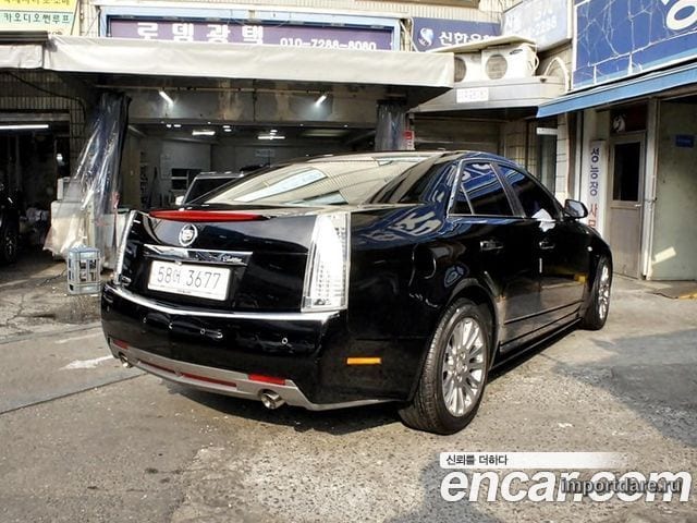 CADILLAC CTS 2012 — 136 358 км, чёрный, Корея — под ключ — фото 4
