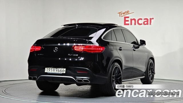 MERCEDES-BENZ GLE-CLASS W166 2019 — 70 013 км, чёрный, Корея — под ключ — фото 2