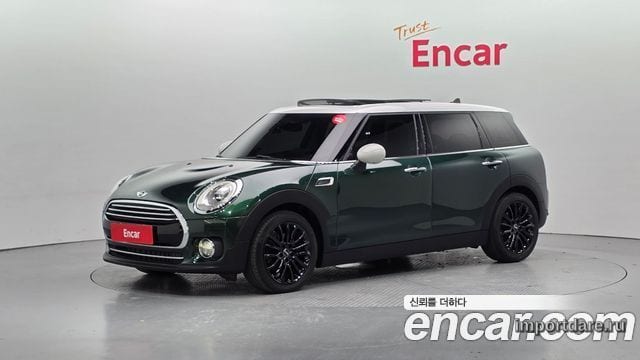 MINI COOPER D CLUBMAN 2017 — 93 375 км, зелёный, Корея — под ключ — фото 1