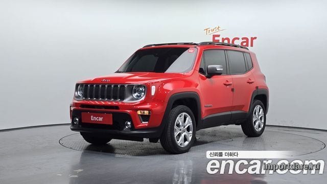 JEEP RENEGADE 2019 — 66 806 км, красный, Корея — под ключ — фото 1