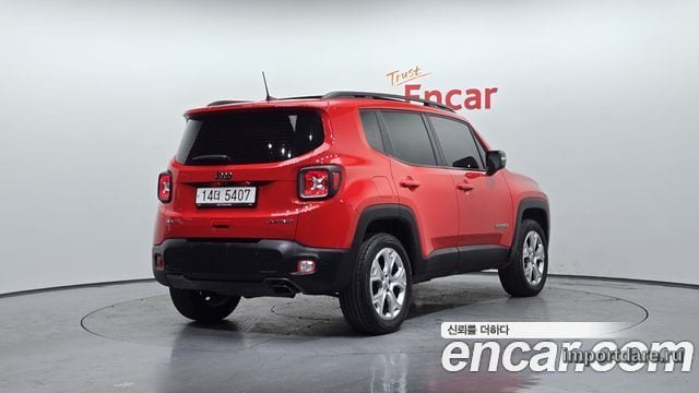 JEEP RENEGADE 2019 — 66 806 км, красный, Корея — под ключ — фото 2