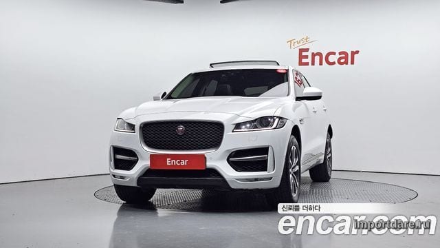 JAGUAR F-PACE 2018 — 111 509 км, белый, Корея — под ключ — фото 3