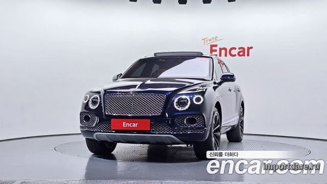 BENTLEY BENTAYGA 2020 — 92 689 км, синий, Корея — под ключ — фото 3