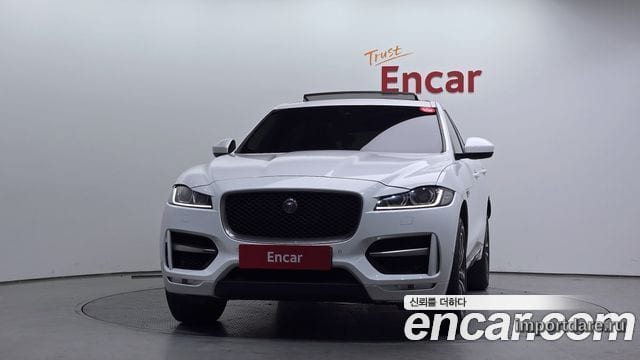 JAGUAR F-PACE 2018 — 124 460 км, белый, Корея — под ключ — фото 3