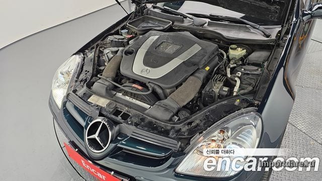 MERCEDES-BENZ SLK-CLASS 2007 — 128 982 км, тёмно-зелёный, Корея — под ключ — фото 6