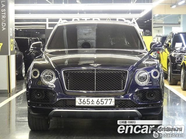 BENTLEY BENTAYGA 2020 — 47 525 км, синий, Корея — под ключ — фото 11
