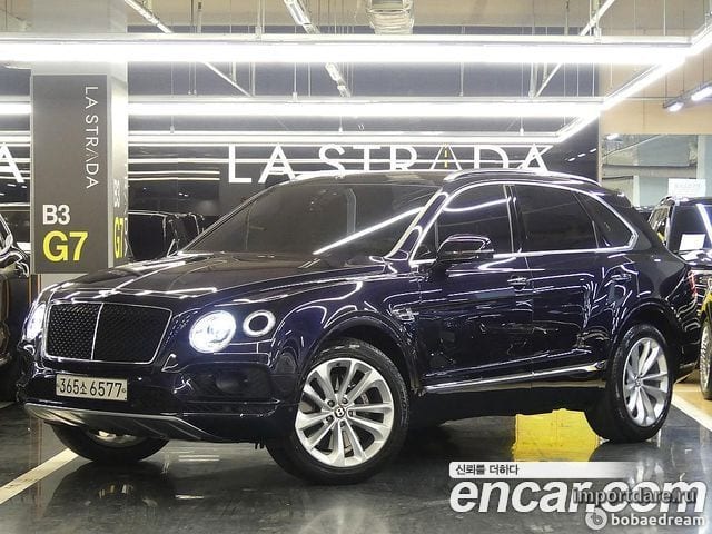 BENTLEY BENTAYGA 2020 — 47 525 км, синий, Корея — под ключ — фото 3