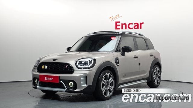 MINI COOPER S COUNTRYMAN 2022 — 47 296 км, светло-золотистый, Корея — под ключ — фото 1