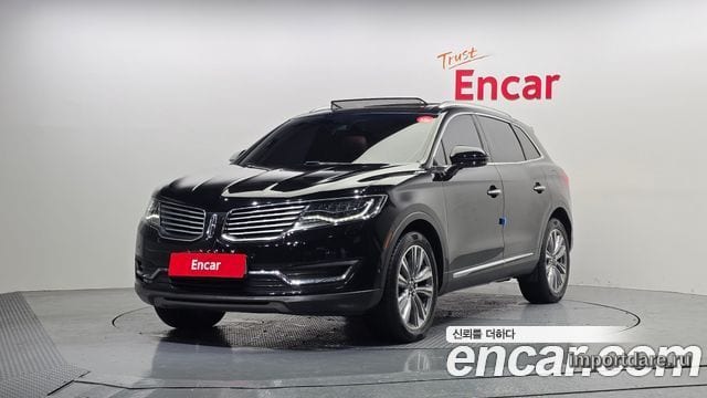 LINCOLN MKX 2017 — 135 572 км, чёрный, Корея — под ключ — фото 1