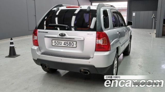 KIA NEW SPORTAGE 2008 — 87 835 км, серебристый, Корея — под ключ — фото 2