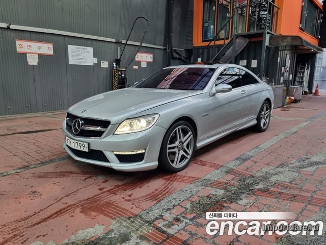 MERCEDES-BENZ CL-CLASS C216 2008 — 190 000 км, серебристо-серый, Корея — под ключ — фото 2