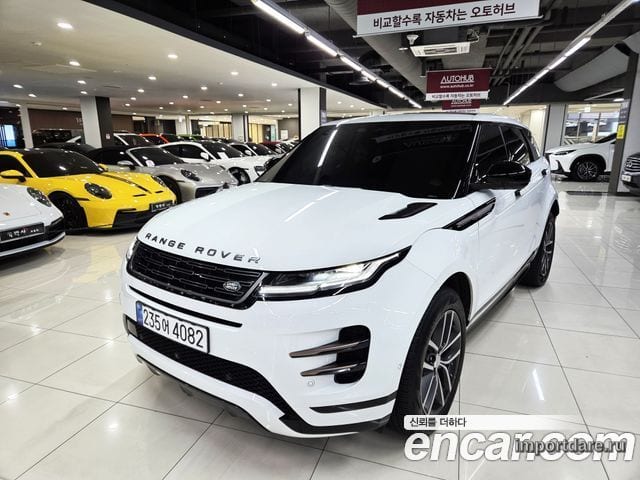 LAND ROVER RANGE ROVER EVOQUE 2025 — 9 062 км, белый, Корея — под ключ — фото 2