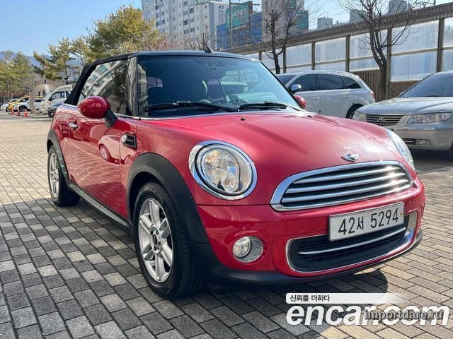 MINI COOPER CONVERTIBLE 2015 — 100 000 км, красный, Корея — под ключ — фото 3