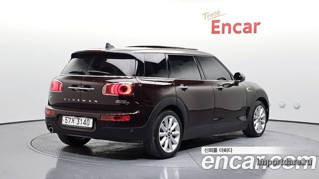 MINI COOPER D CLUBMAN 2019 — 150 635 км, коричневый, Корея — под ключ — фото 2