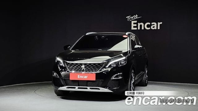 PEUGEOT 3008 2018 — 41 031 км, чёрный, Корея — под ключ — фото 3