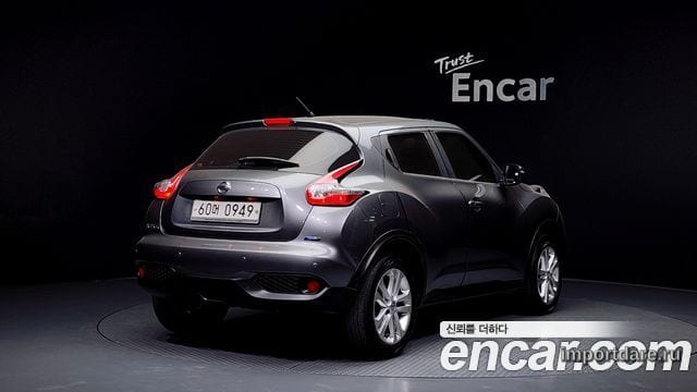 NISSAN JUKE 2016 — 128 664 км, серебристый, Корея — под ключ — фото 2