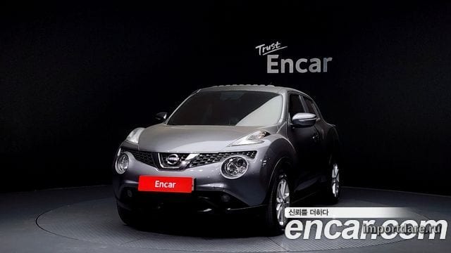 NISSAN JUKE 2016 — 128 664 км, серебристый, Корея — под ключ — фото 3