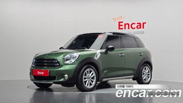 MINI COOPER D COUNTRYMAN 2016 — 91 932 км, салатовый, Корея — под ключ — фото 1