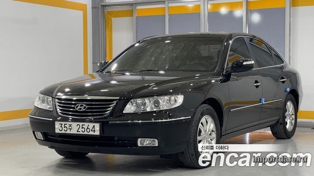 HYUNDAI GRANDEUR NEW LUXURY 2010 — 143 949 км, чёрный, Корея — под ключ — фото 2