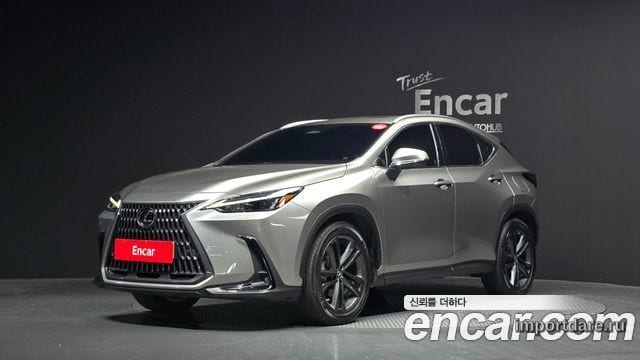 LEXUS NX350H 2023 — 76 299 км, серебристо-серый, Корея — под ключ — фото 1