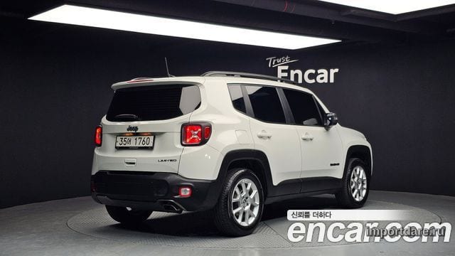 JEEP RENEGADE 2019 — 6 462 км, белый, Корея — под ключ — фото 2