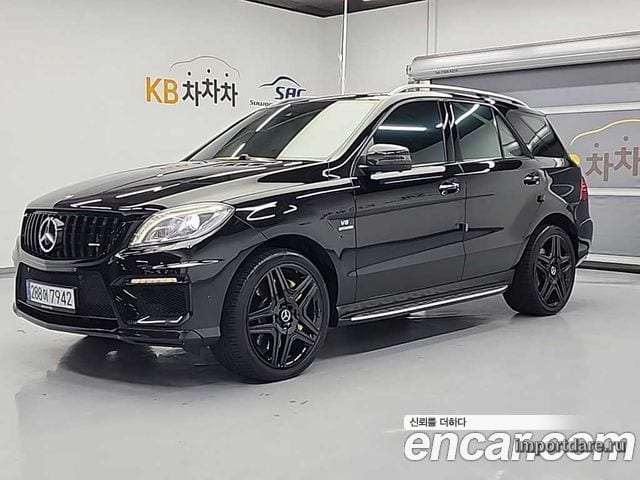 MERCEDES-BENZ M-CLASS W166 2012 — 140 456 км, чёрный, Корея — под ключ — фото 2