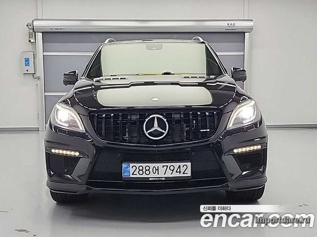MERCEDES-BENZ M-CLASS W166 2012 — 140 456 км, чёрный, Корея — под ключ — фото 3