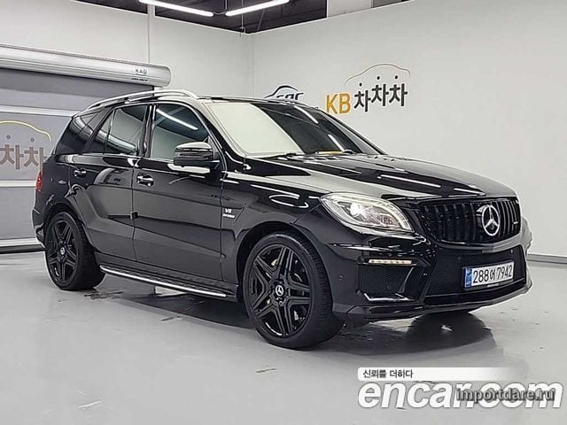 MERCEDES-BENZ M-CLASS W166 2012 — 140 456 км, чёрный, Корея — под ключ — фото 5